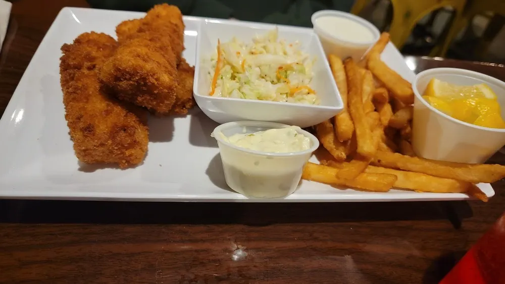 Battered Fish and Chips